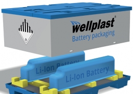 Wellplast®- smart batteriförvaring vid transport